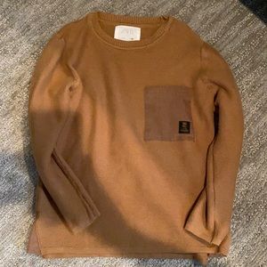 Zara boys camel sweater